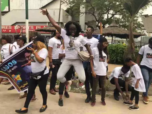 BBNaija: Miracle’s Fans Held A Rally For Him Today (Photos)